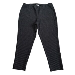 J. Jill Ponte Slim Leg Checks Plaid Business Casual Pants Women’s Size 2X